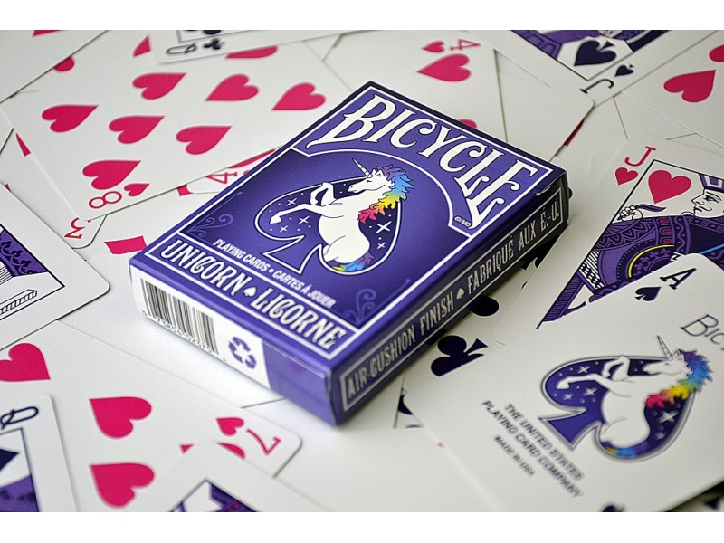 bicycle unicorn cards